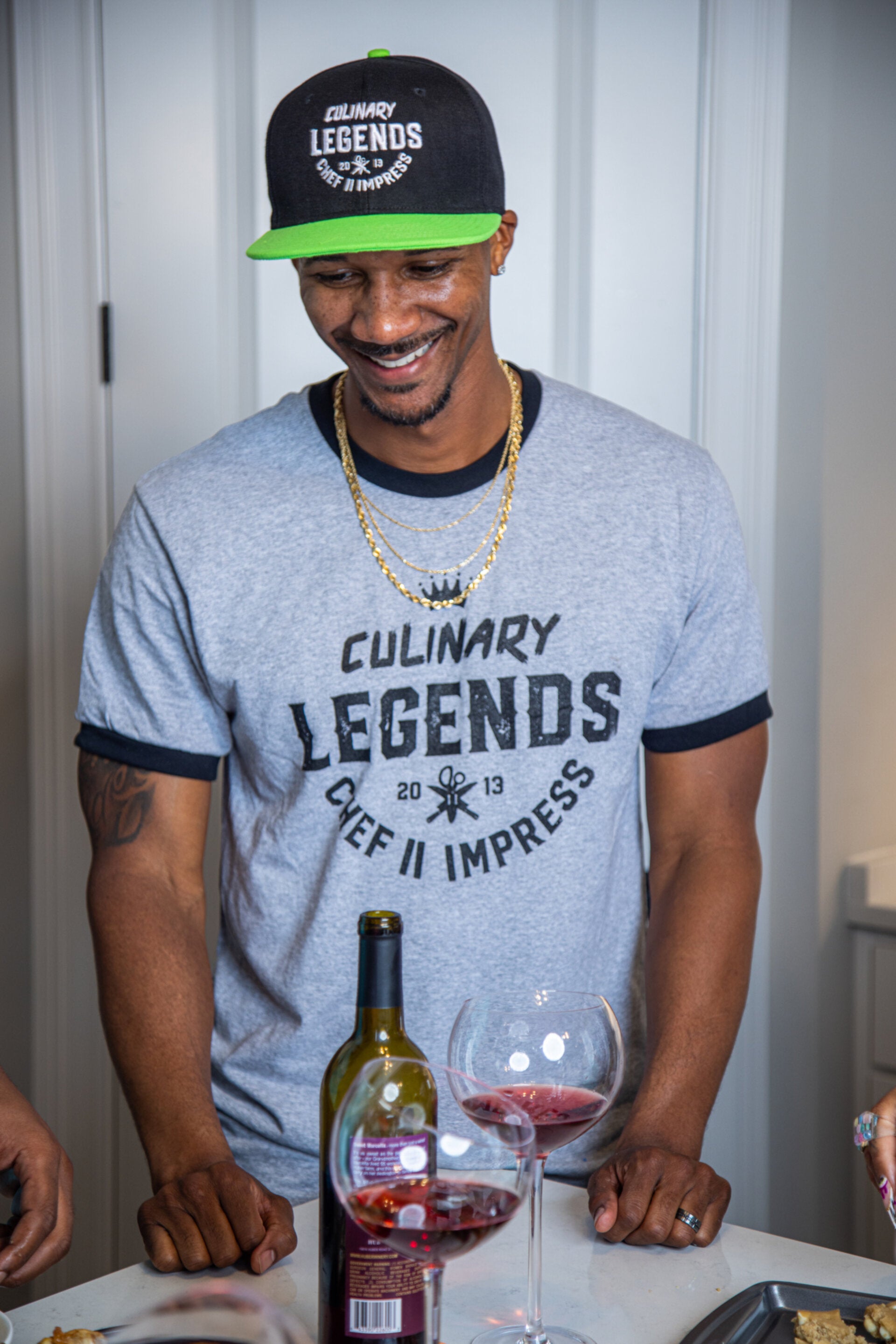 Culinary Legends Hat Black/Lime Green